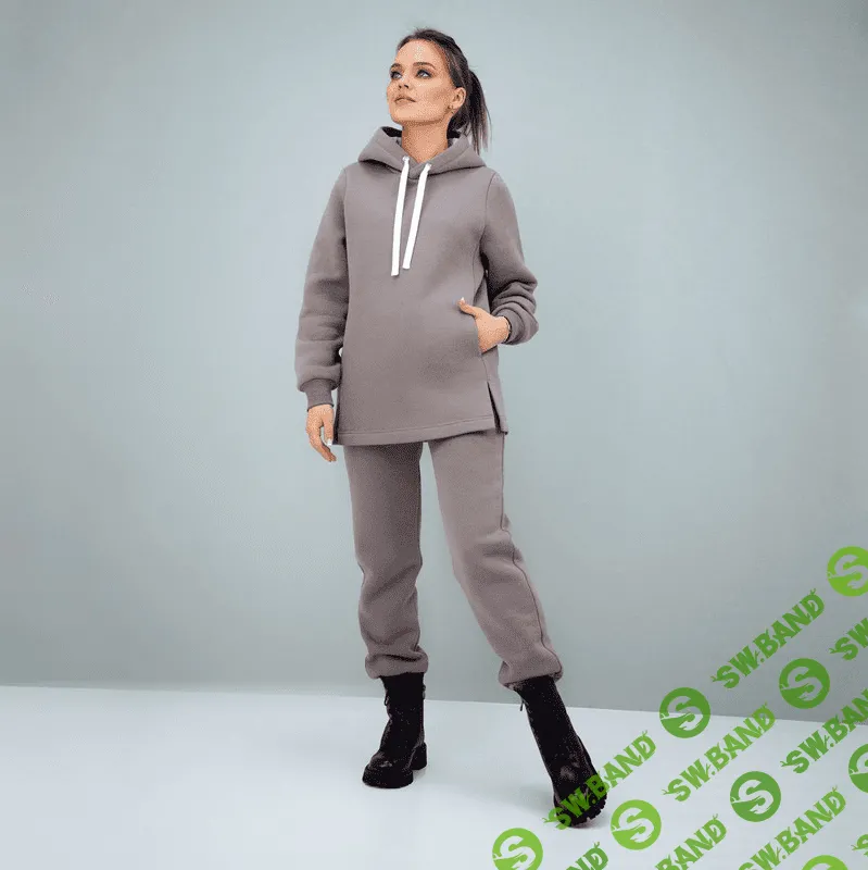 [Элина Патыкова] Костюм Начес. Худи + Брюки (Все размеры) (2023)