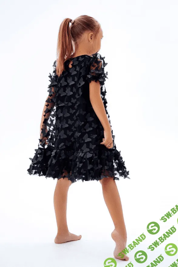 [Элина Патыкова] Платье Бабочки - девочки. Размеры 80-164 (2023)