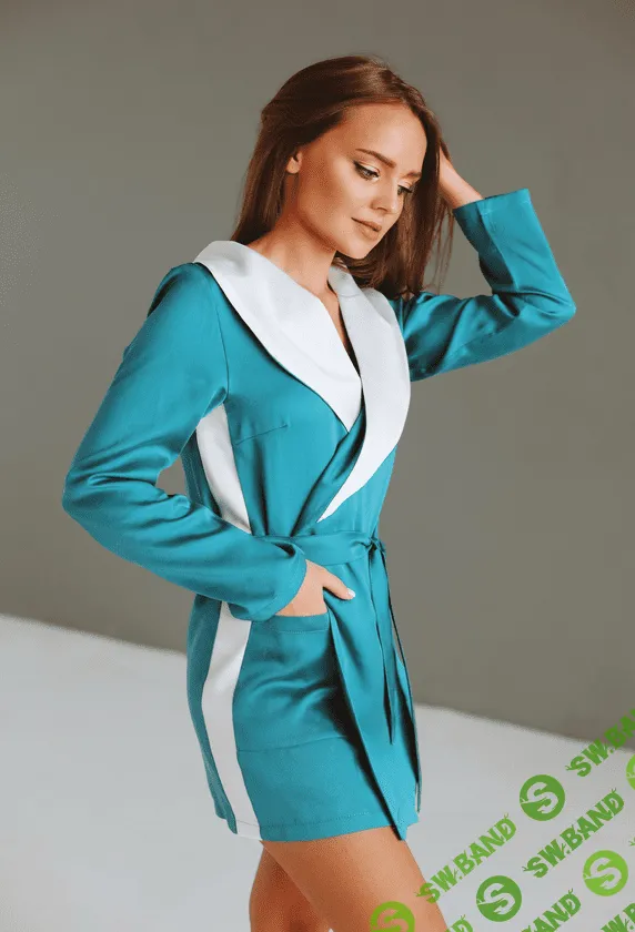 [Элина Патыкова] [Шитье] Выкройка Халат с лампасами все размеры (2022)