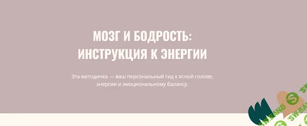 [Элисо Джобава] Мозг и бодрость: инструкция к энергии (2025)