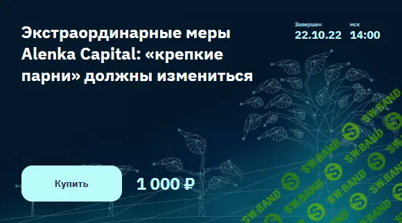 [Элвис Марламов] Экстраординарные меры Alenka Capital: «крепкие парни» должны измениться (2022)