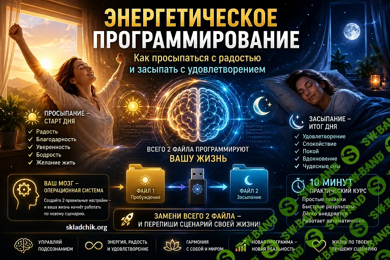 Энергетическое программирование. Как просыпаться с радостью и засыпать с удовлетворением [Лаборатория духовного хакинга] [Гелиос]