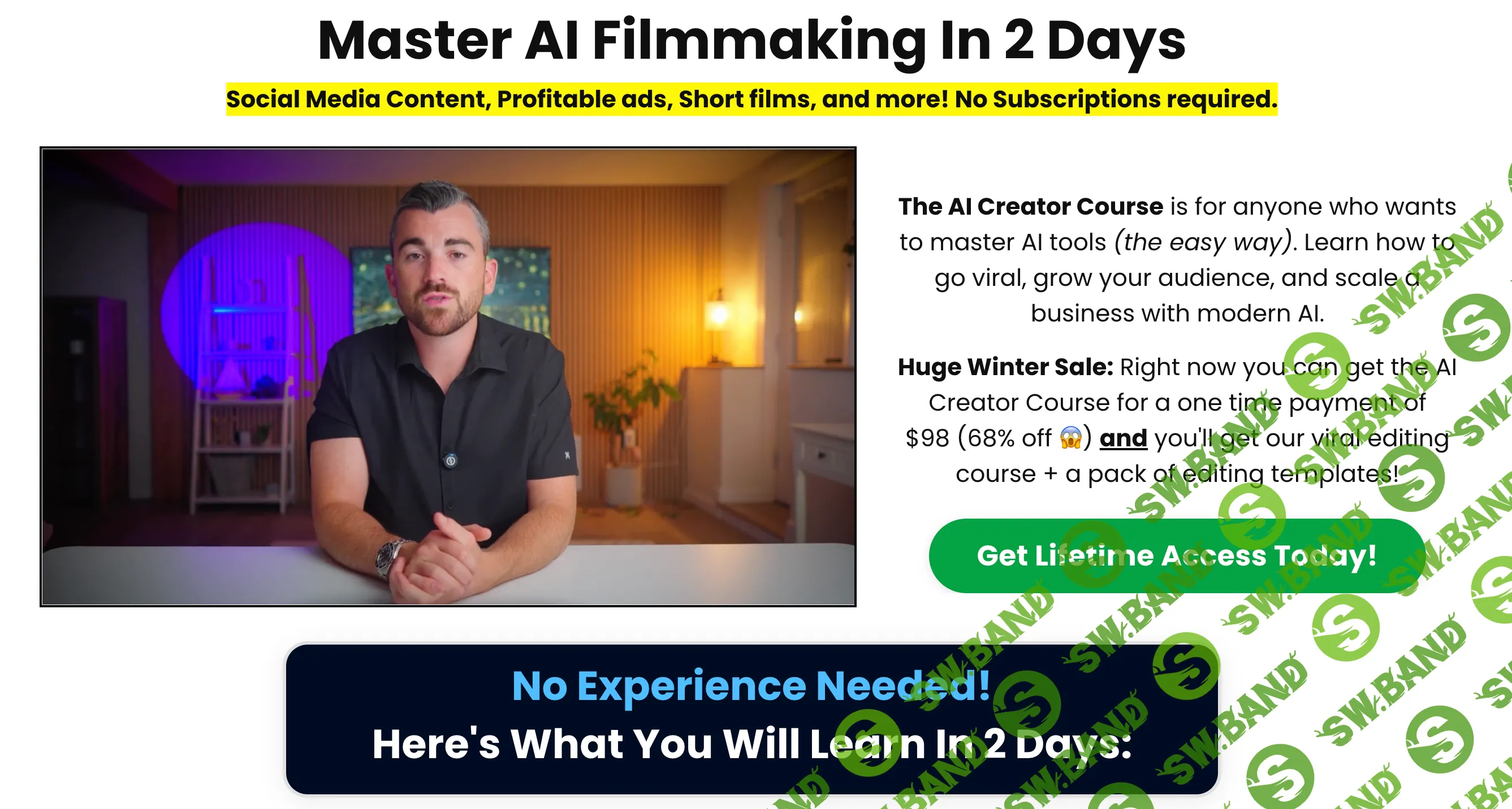 [Энтони Галло] AI-кинопроизводство за 2 дня. От идеи до видео (2025)