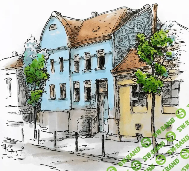 [Екатерина (Като) Иванникова] Перспектива в скетчинге (2022)