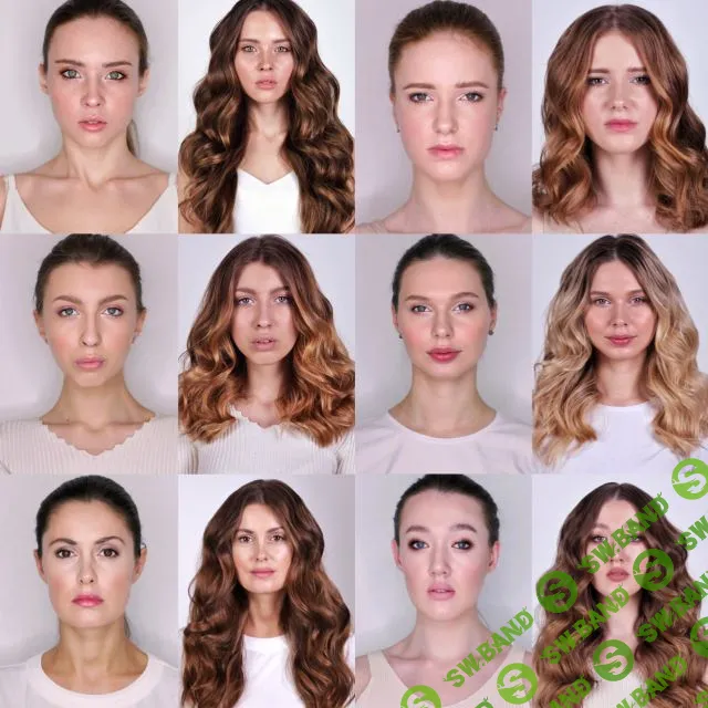 [Екатерина Снагустенко] Формы лиц. Правильное распределение точек объёма в укладках и прическах (2020)