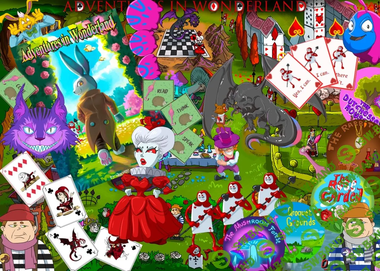 [Екатерина Сташевская] Квест на конец или начало года Adventures in Wonderland (2022)