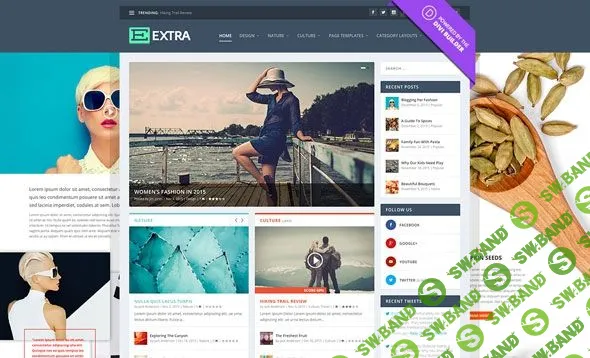 [ElegantThemes] Extra v2.23 - новостной шаблон для WordPress