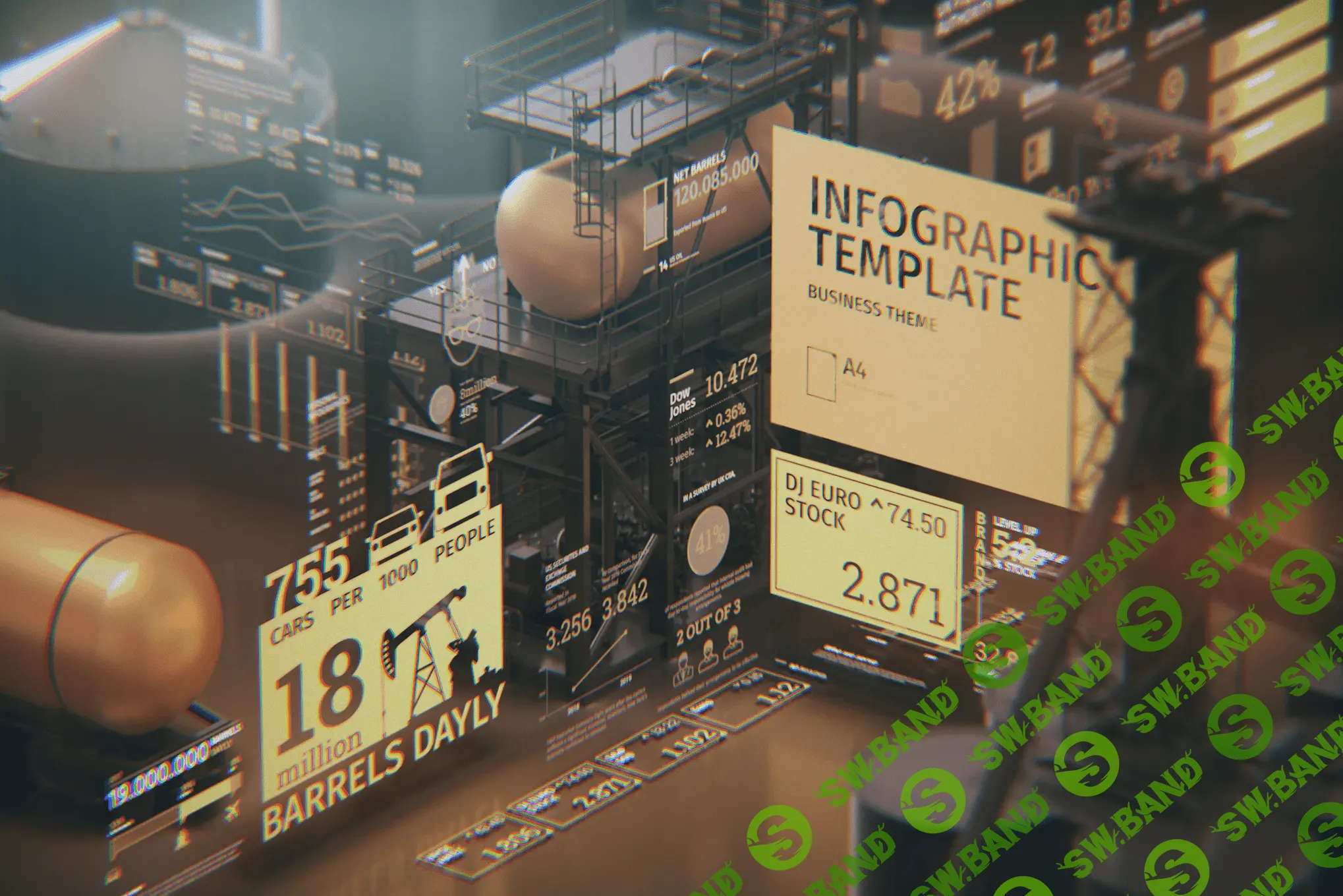 [Elements.Envato] Business infographics (2020)