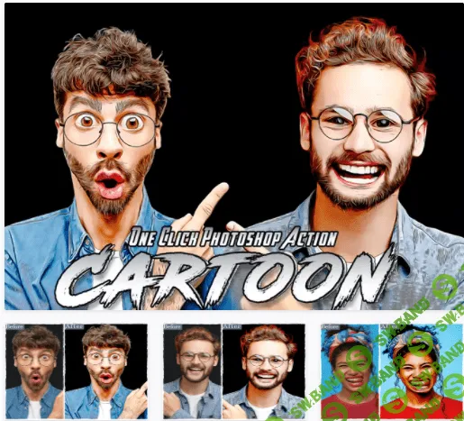 [elements.envato] Cartoon Painting Effect Photoshop Action (2022)