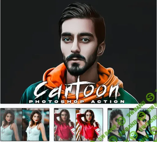 [elements.envato] Cartoon Painting Pohotoshop Action (2021)