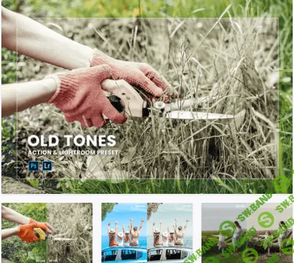 [Elements.envato] Старые тона действий и предустановка Lightroom (2021)