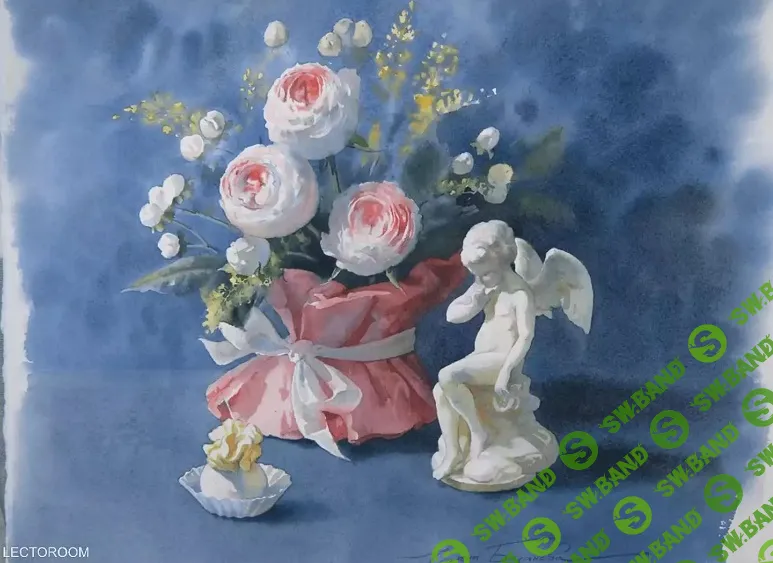 [Елена Базанова, lectoroom] Десерт для Амура. Натюрморт акварельными лессировками (2025)