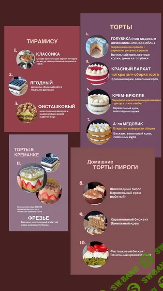 [Елена Денисова] Кремы и торты (2026)