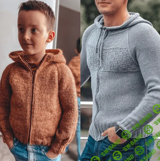 [Елена Грабенко] Комбо Взрослая и детская толстовка (2023)