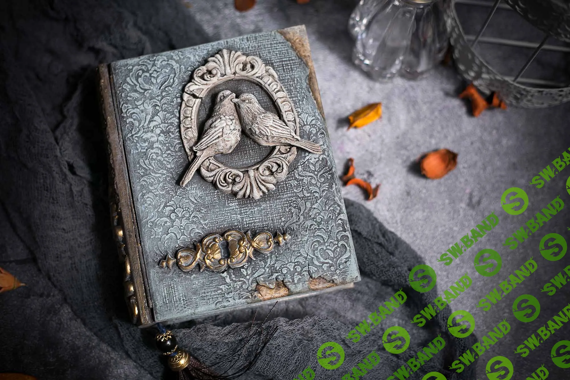 [Елена Якимова] Декупаж шкатулки-книги “Письма к Джульетте” (2023)