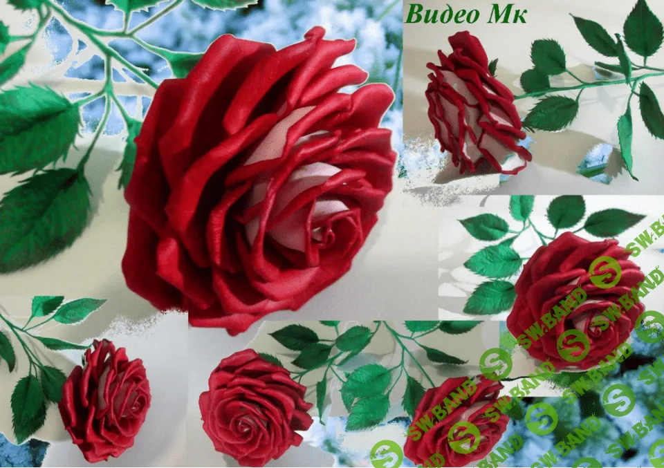 [Елена Мирсанова] Роза Осирия из фоамирана