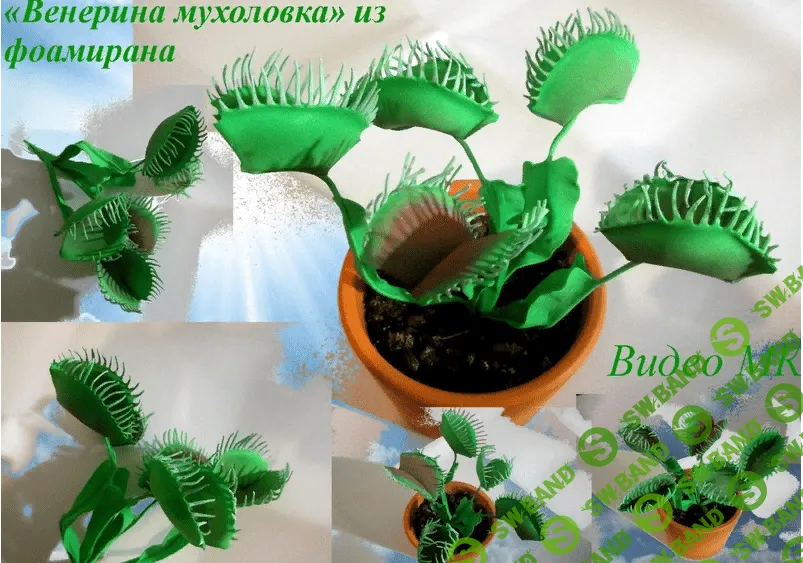 [Елена Мирсанова] Венерина мухоловка из фоамирана
