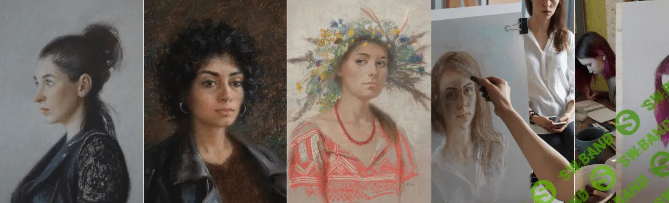 [Елена Прудникова] Женский портрет пастелью (2023)