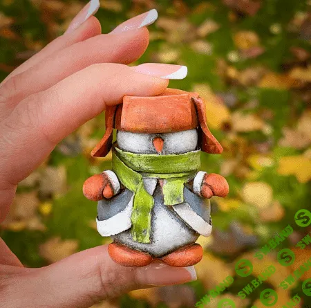 [Елена Раевская] [Декор] Мастер-класс 036 "Снеговик " (2022)