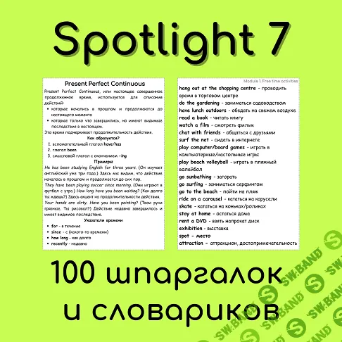 [Елена Шошова] Spotlight 7 - 100 шпаргалок и словариков (2025)