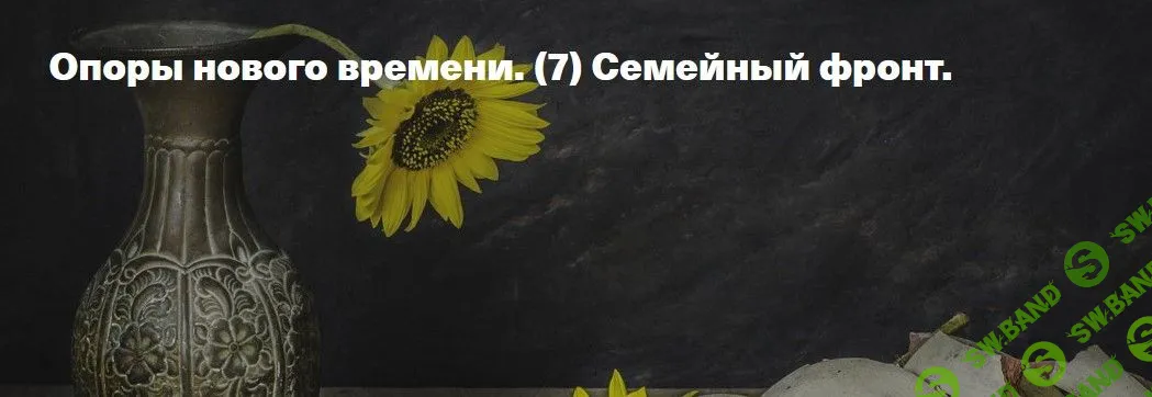 [Елена Веселаго] Опоры нового времени. Семейный фронт (2022)