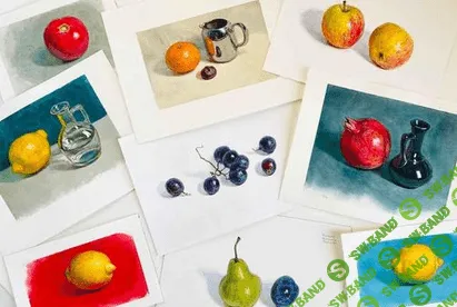 [Елизавета Залегина] [lizaleginaschool] Живопись акварелью. Тариф Самостоятельное обучение (2022)