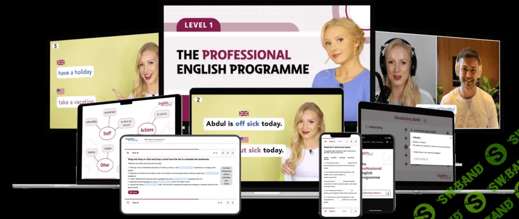 [English with Lucy] Профессиональный английский язык. Уровень 1 (2024)