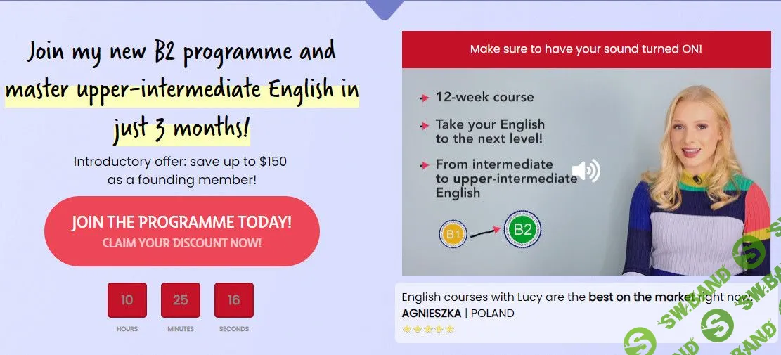 [English with Lucy] Программа B2 и овладение английским языком на уровне Upper-Intermediate (2023)