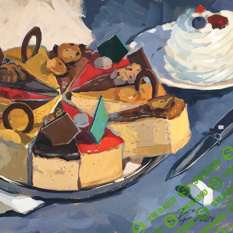 [Enterclass] Десерты гуашью (2024)