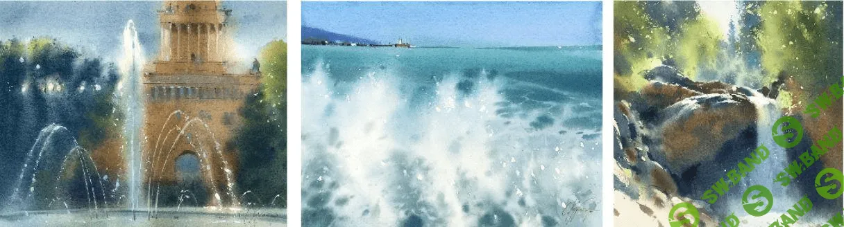 [enterclass] Сергей Курбатов - Сложная вода. Просто порисуем (2021) [Тариф Стандарт]