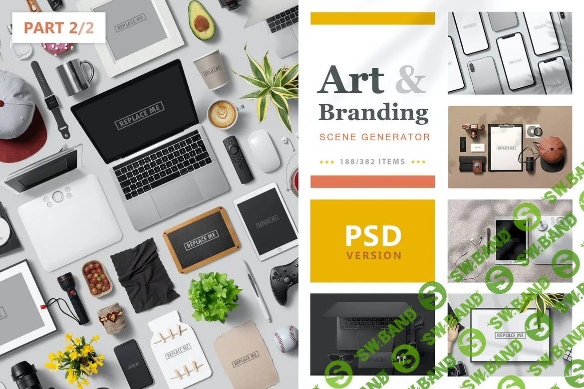 [Evanto Elements] Искусство & Брендинг Сцена Генератор - Часть 1 и 2 (2020)