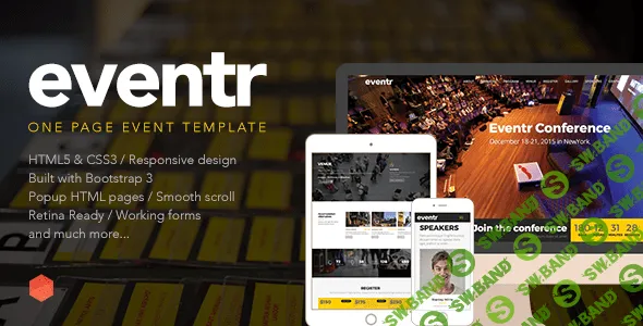 Eventr - One Page Event Template