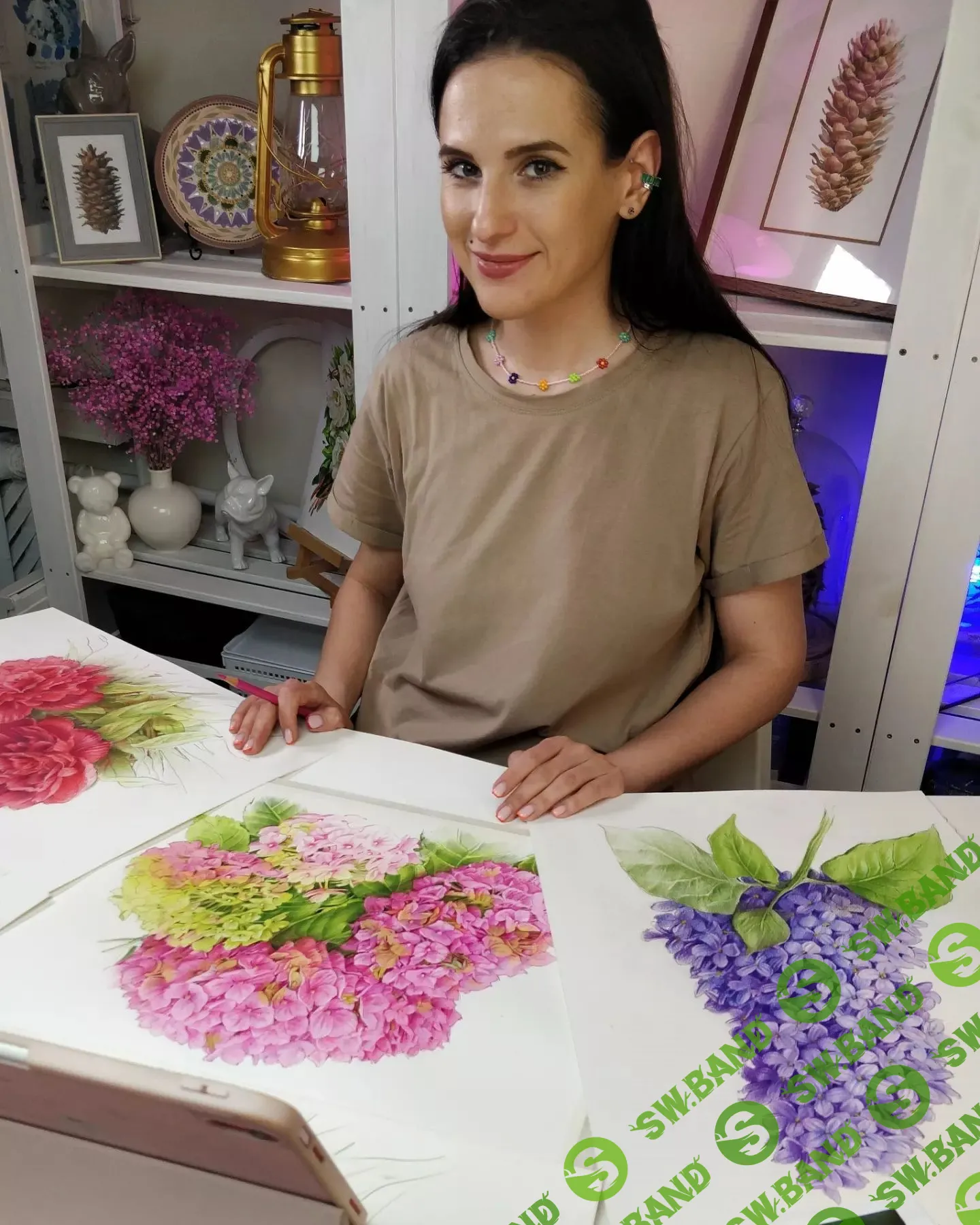 [Евгения Щеглова] Цветы цветными карандашами (2023)