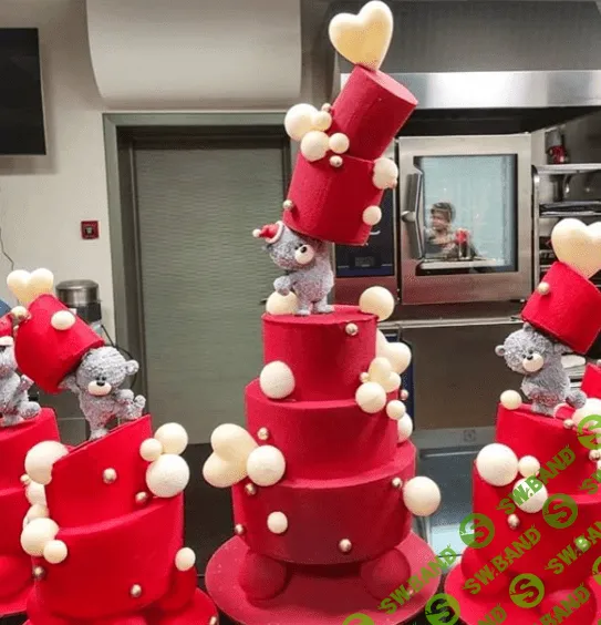 [Евгения Волошина] Торт в три яруса на шоколадных шарах (2022)