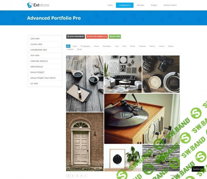 [extstore] Advanced Portfolio Pro 3.8.2 - компонент портфолио для Joomla