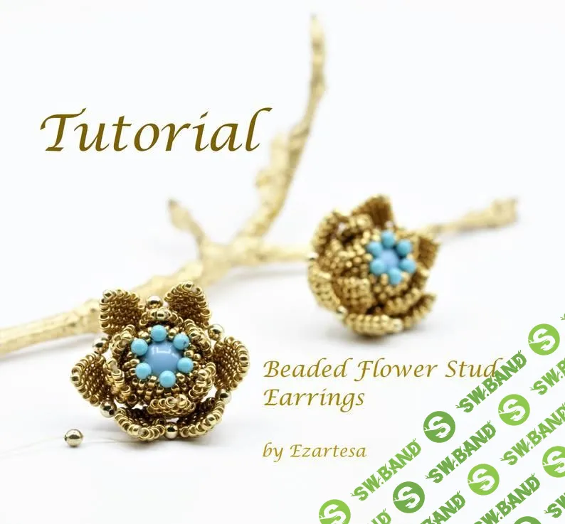 [Ezartesa Jewelry] Серьги-гвоздики цветы (2020)