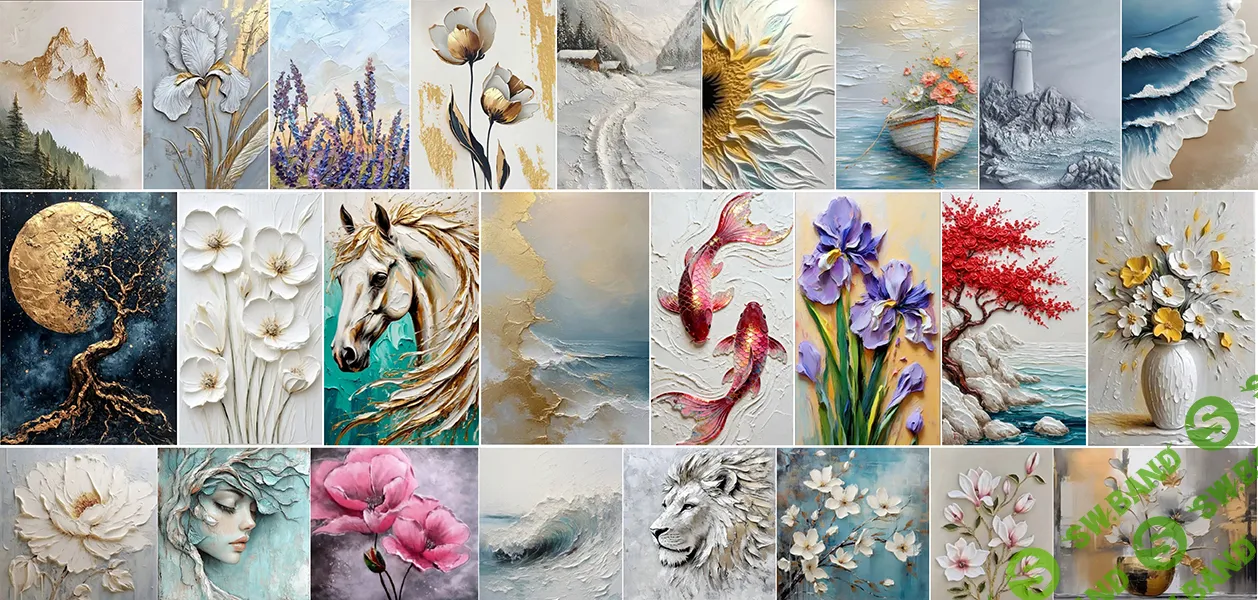 Фактурная паста (25 уроков) [Школа Креатива] [Валерия Крылова]