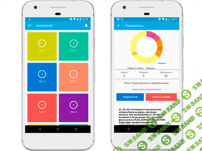 [fandroid] Как создать андроид-приложение для экзамена, викторины, опроса или тестов