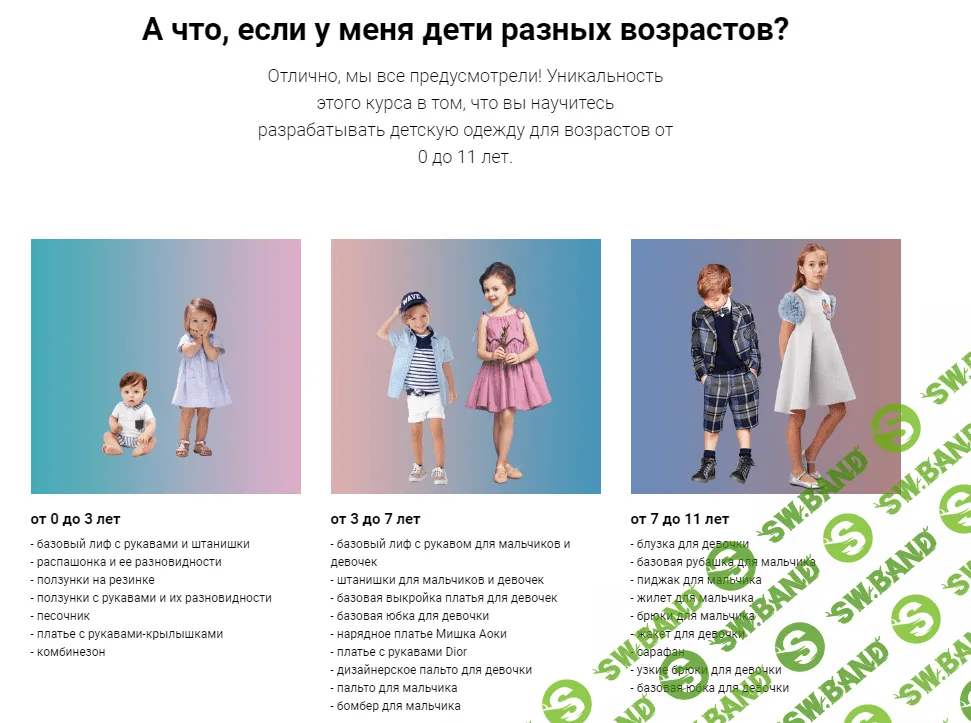 [FashionElement, Кейт Роменски] Детская одежда (2019)