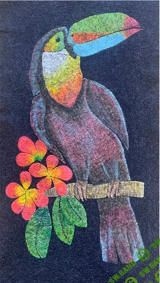 [Felt-club, Юлия Хабарова] Видео МК по изготовлению войлочного дизайна «Тукан» (2025)