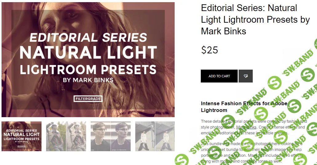 [Filtergrade] Editorial Series: Natural Light Lightroom Presets by Mark Binks (2020)
