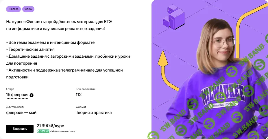 Флеш для ЕГЭ по информатике с Викторией Ланской - 11 класс [Умскул] [Виктория Ланская]