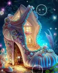 [Фом-арт] Светильник Туфелька-домик (2023)