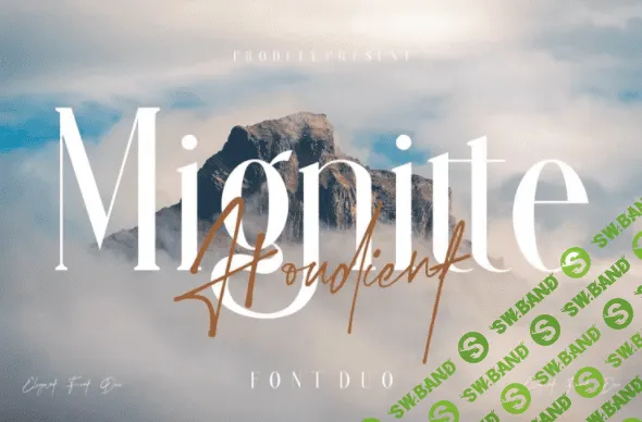 [Fontbundles] Mignitte & Houdient Duo Font (2021)