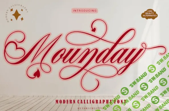 [Fontbundles] Mounday Font (2021)