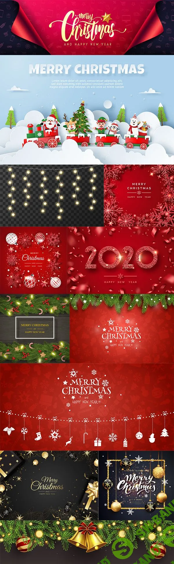 [freepick premium] Сhristmas premium pack