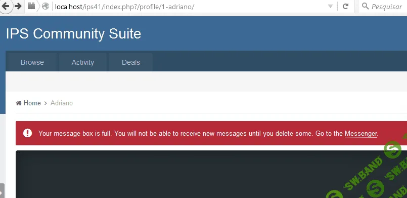 Full Inbox Warning | IPS 4.3.x
