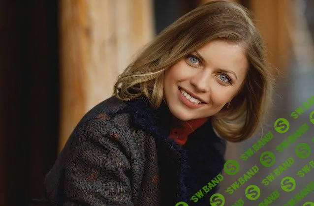 Галина Исаева - съёмка в парке