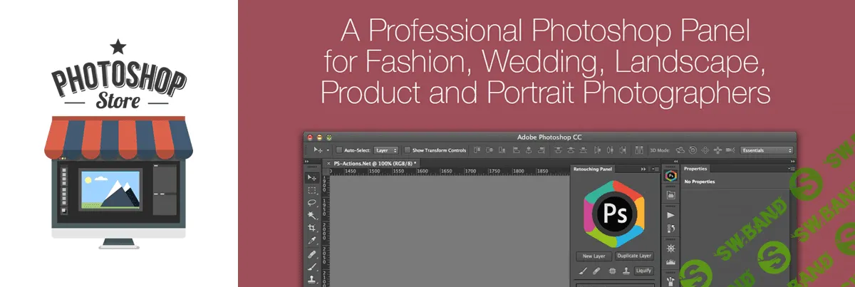 [gokhanbartu] Retouching Panel - Photoshop CC2014 (Панель для ретуши и тонирования фото)