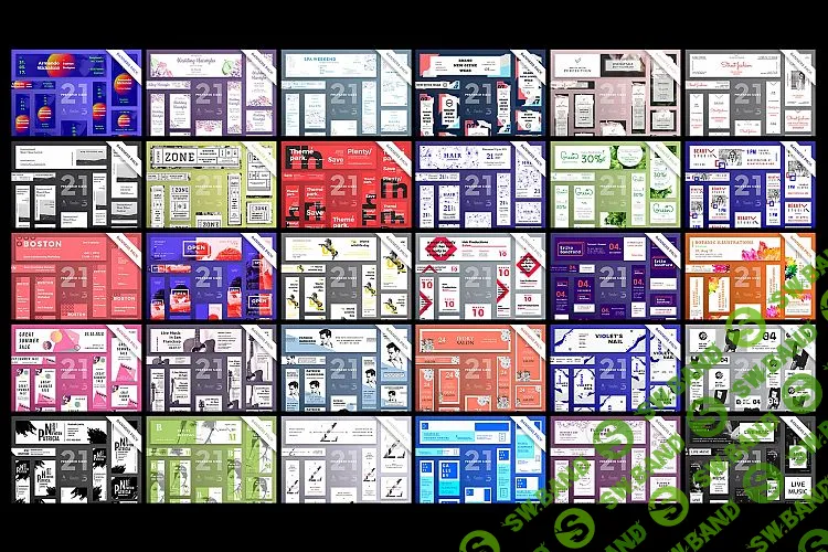 [Графика] 3990 шаблонов банеров